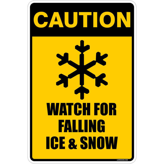 Caution Falling Ice and Snow