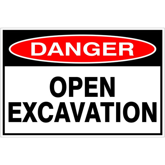 Danger Open Excavation