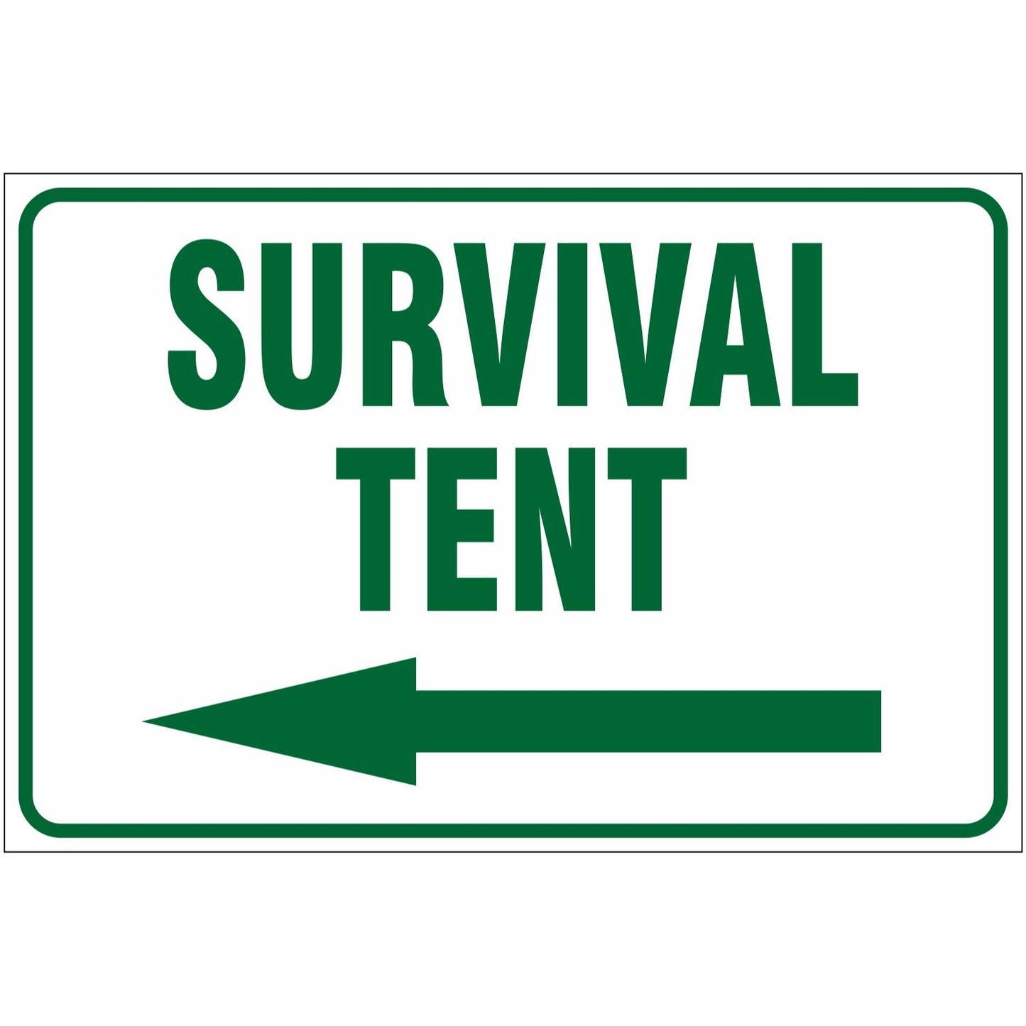 Survival Tent with Arrow