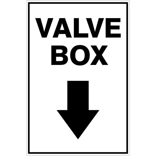 Valve Box with Arrow