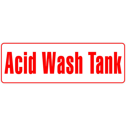 Acid Wash Tank