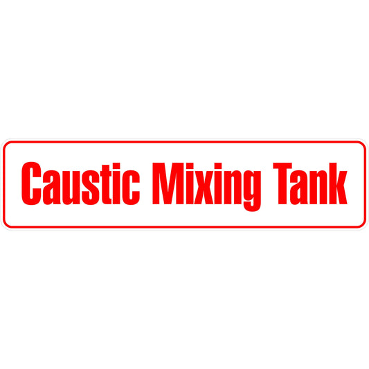 Caustic Mixing Tank