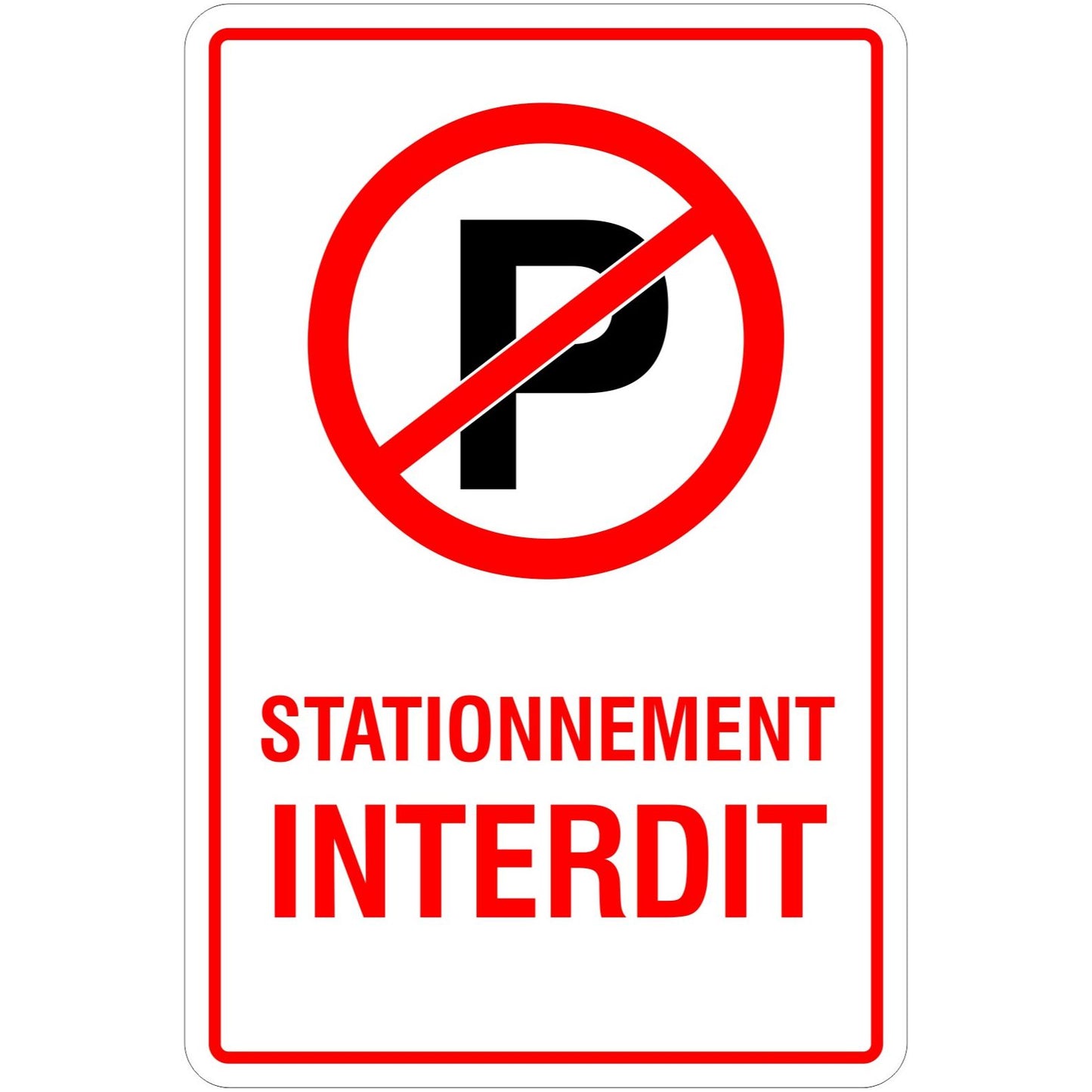 No Parking - French