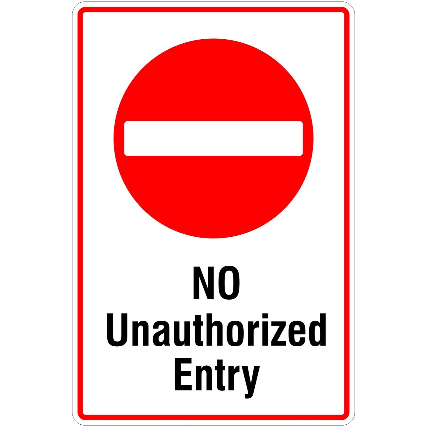 No Unauthorized Entry