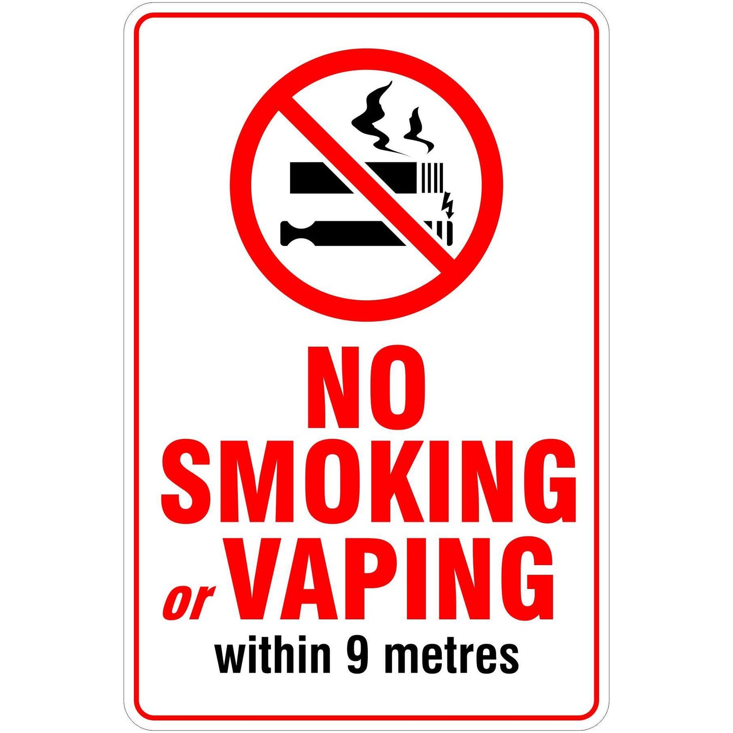 No Smoking or Vaping