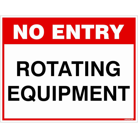 Caution Rotating Equipment