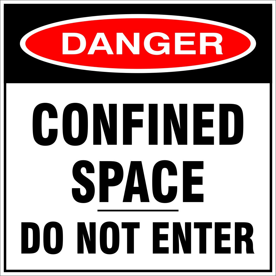 Danger Confined Space