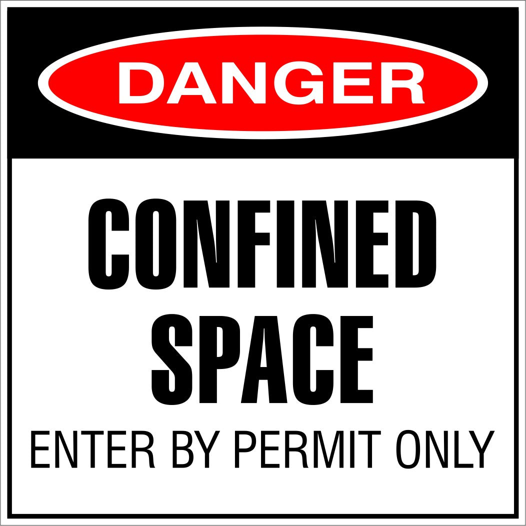 Danger Confined Space Permit