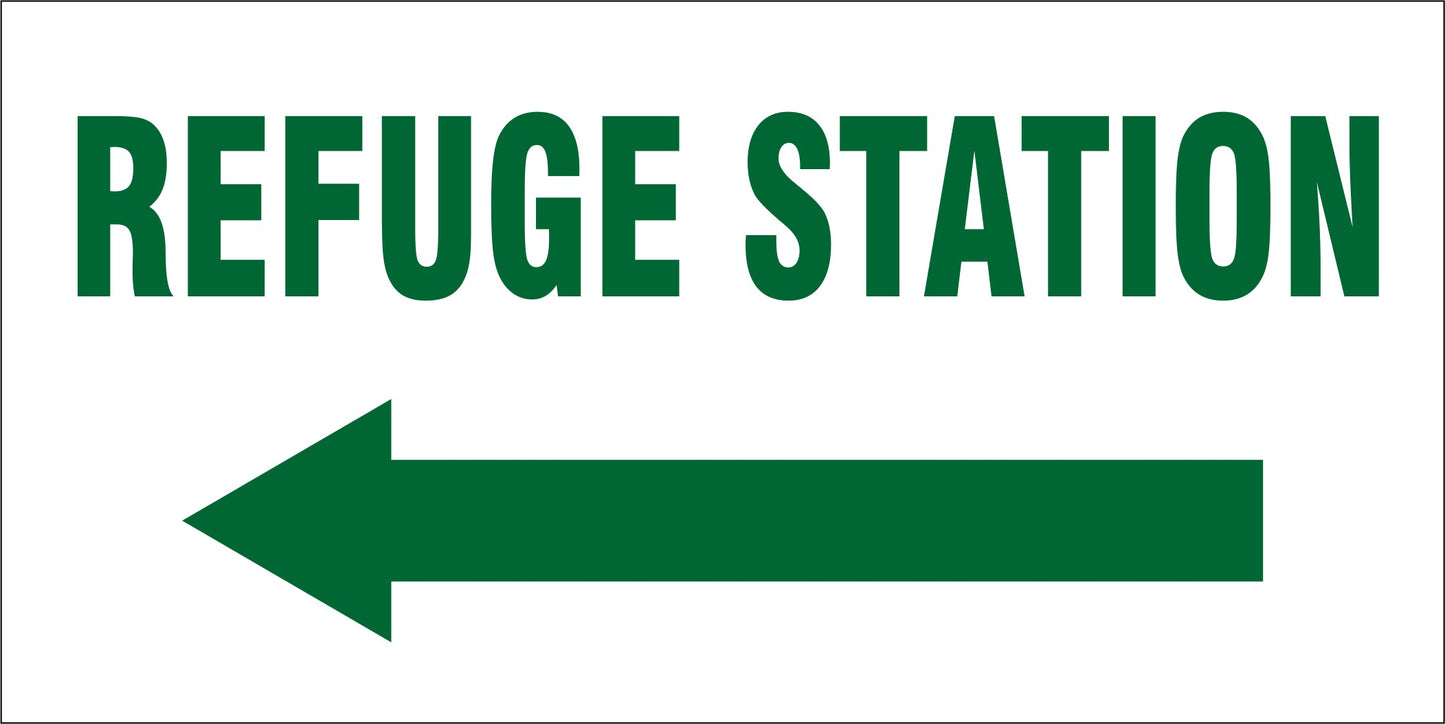 Refuge Station with Arrow - Small